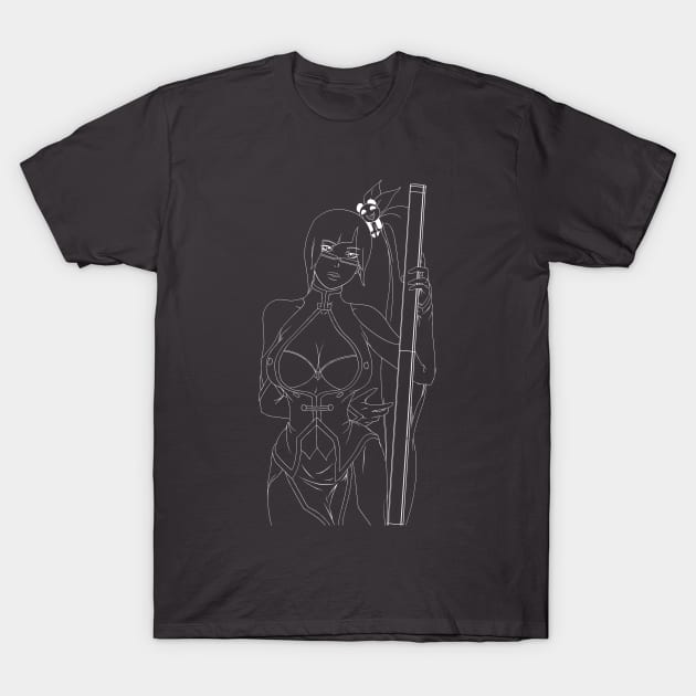 Litchi line art T-Shirt by RFillustrations